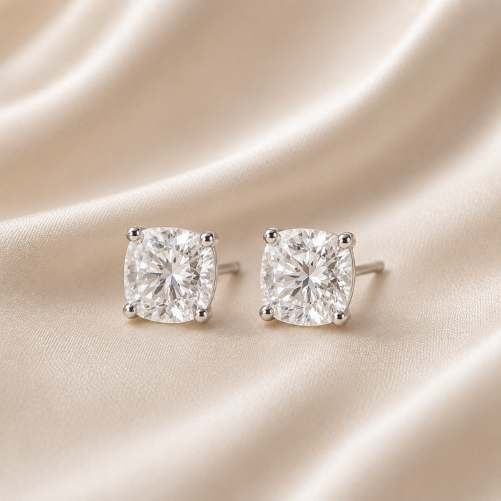 Princess Cut Earrings