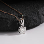 Brilliant Round Diamond Solitaire Pendant