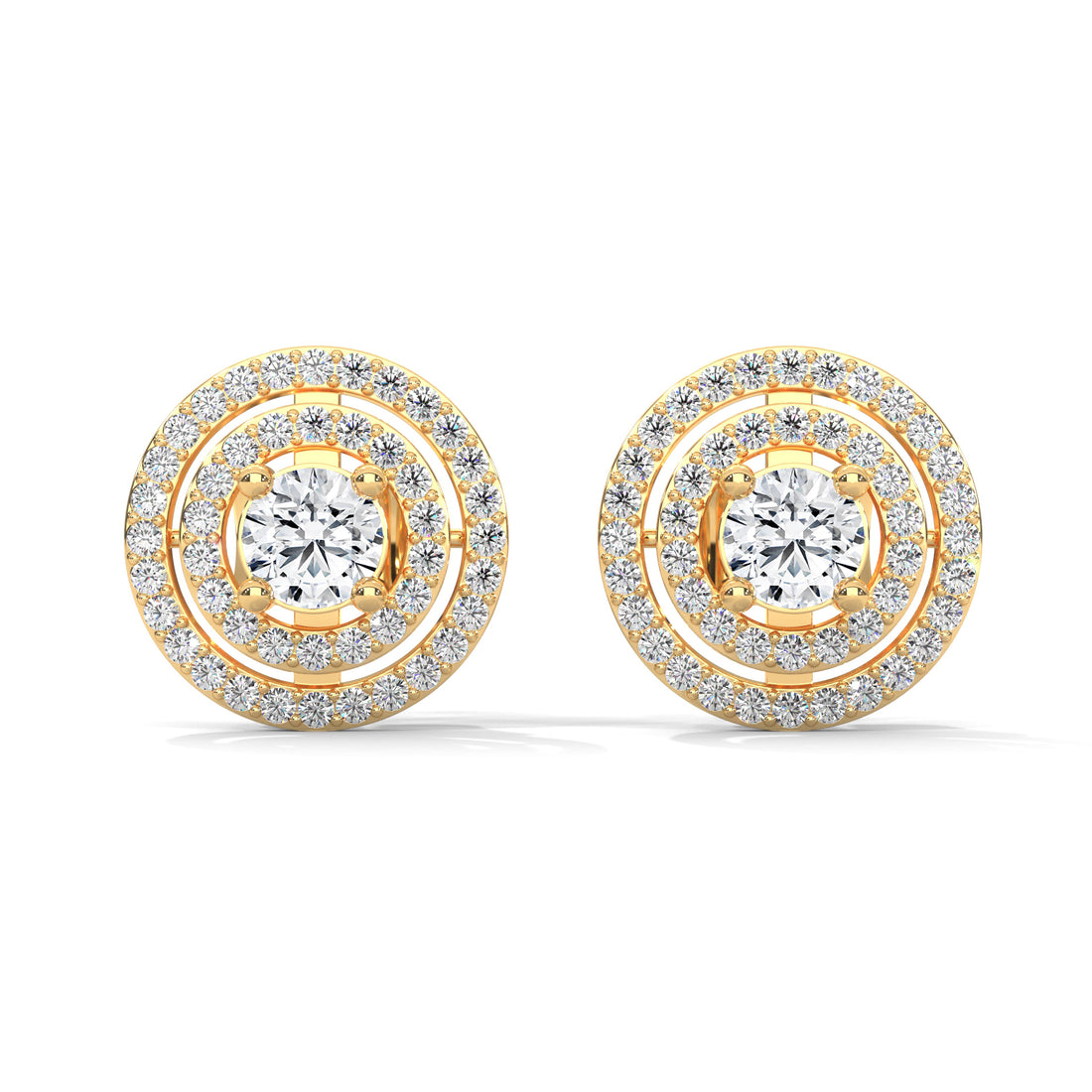Modern Lab Grown Diamond Celestial Studs, Anniversary Gift