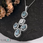 Classic Round Diamond Halo Pendant Gift for Her | Eco-Friendly Sparkle Only |