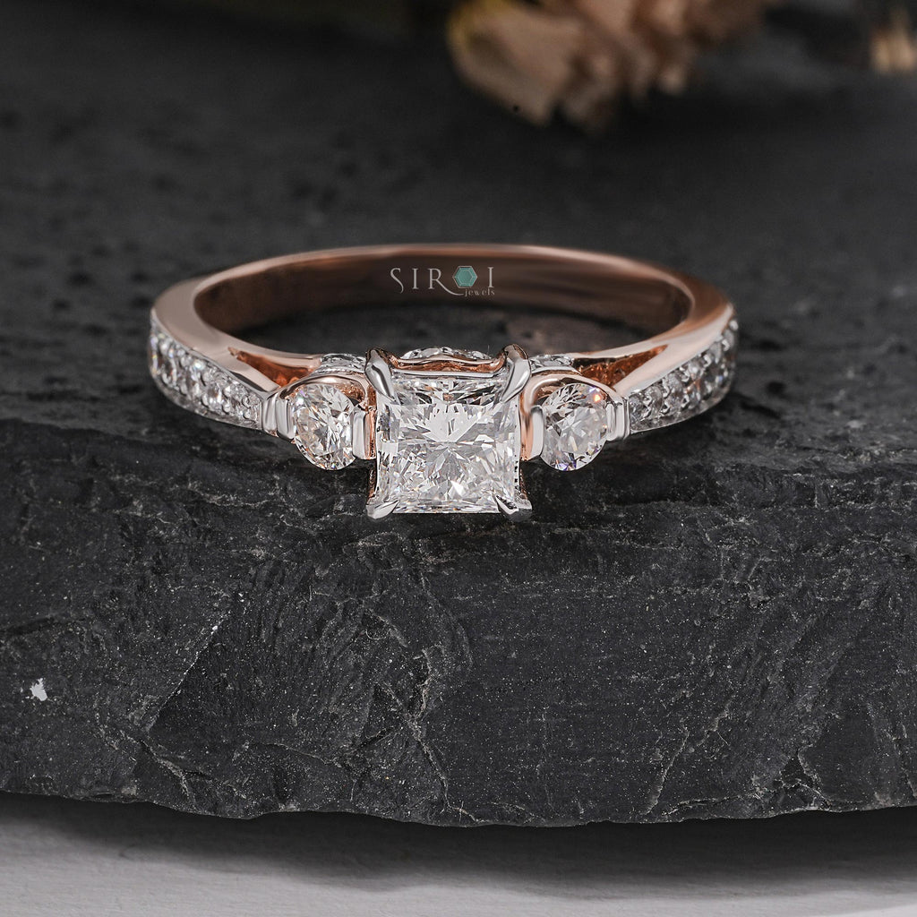 Royal Princess Trio Diamond Ring