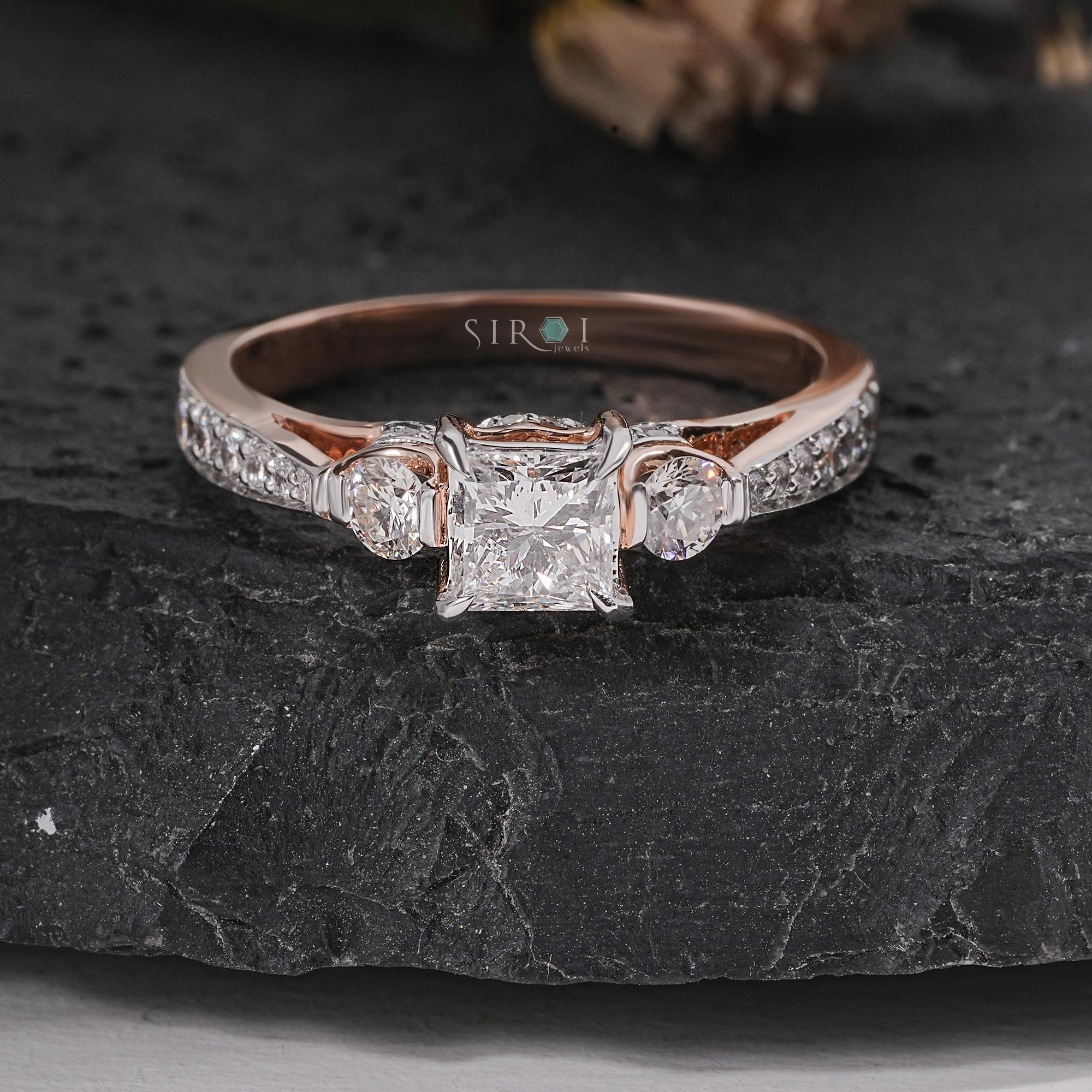 Royal Princess Trio Diamond Ring