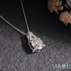 Brilliant Round Diamond Promise Pendant