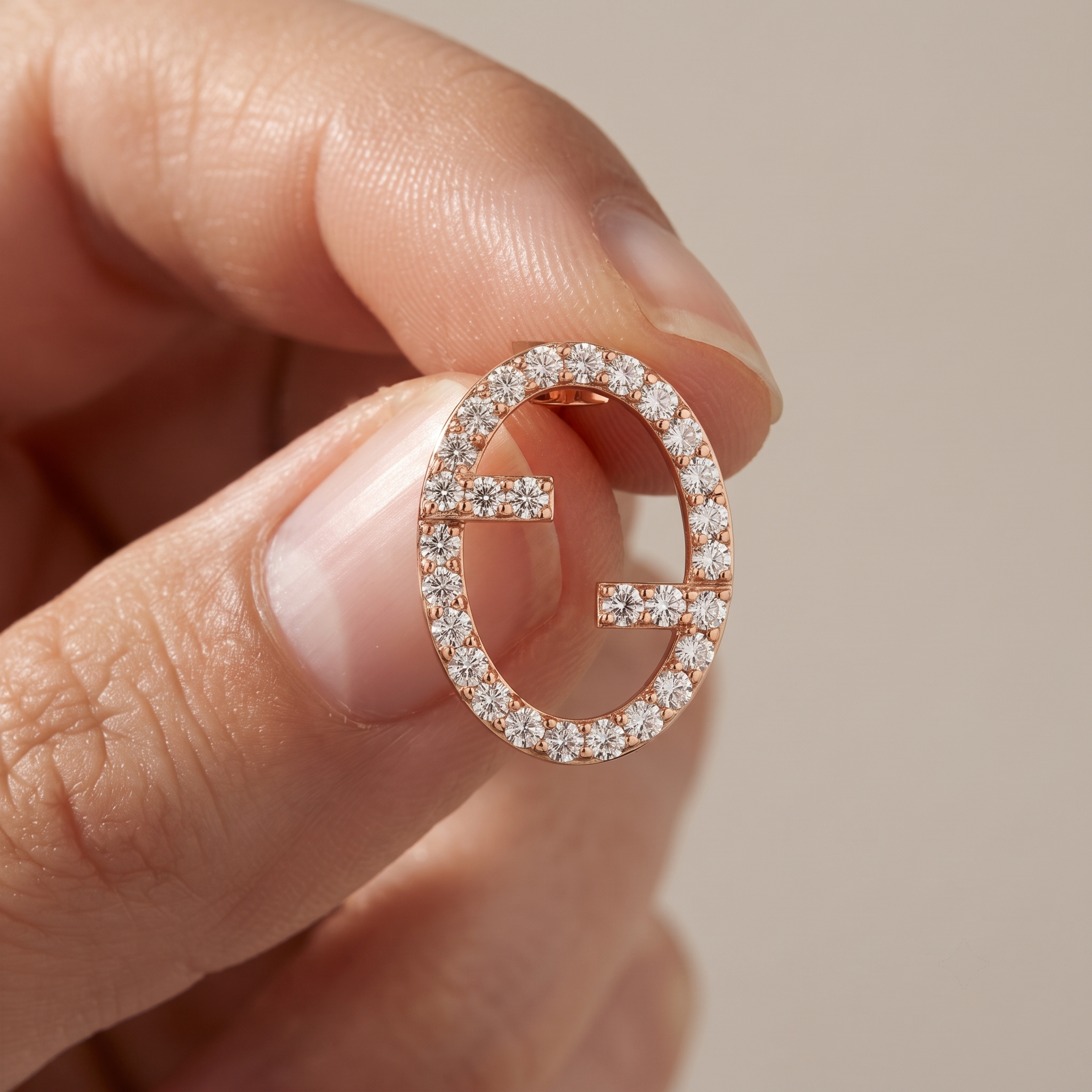 14K Gold Diamond Initial Stud Earrings, Personalized Monogram Alphabet Jewelry