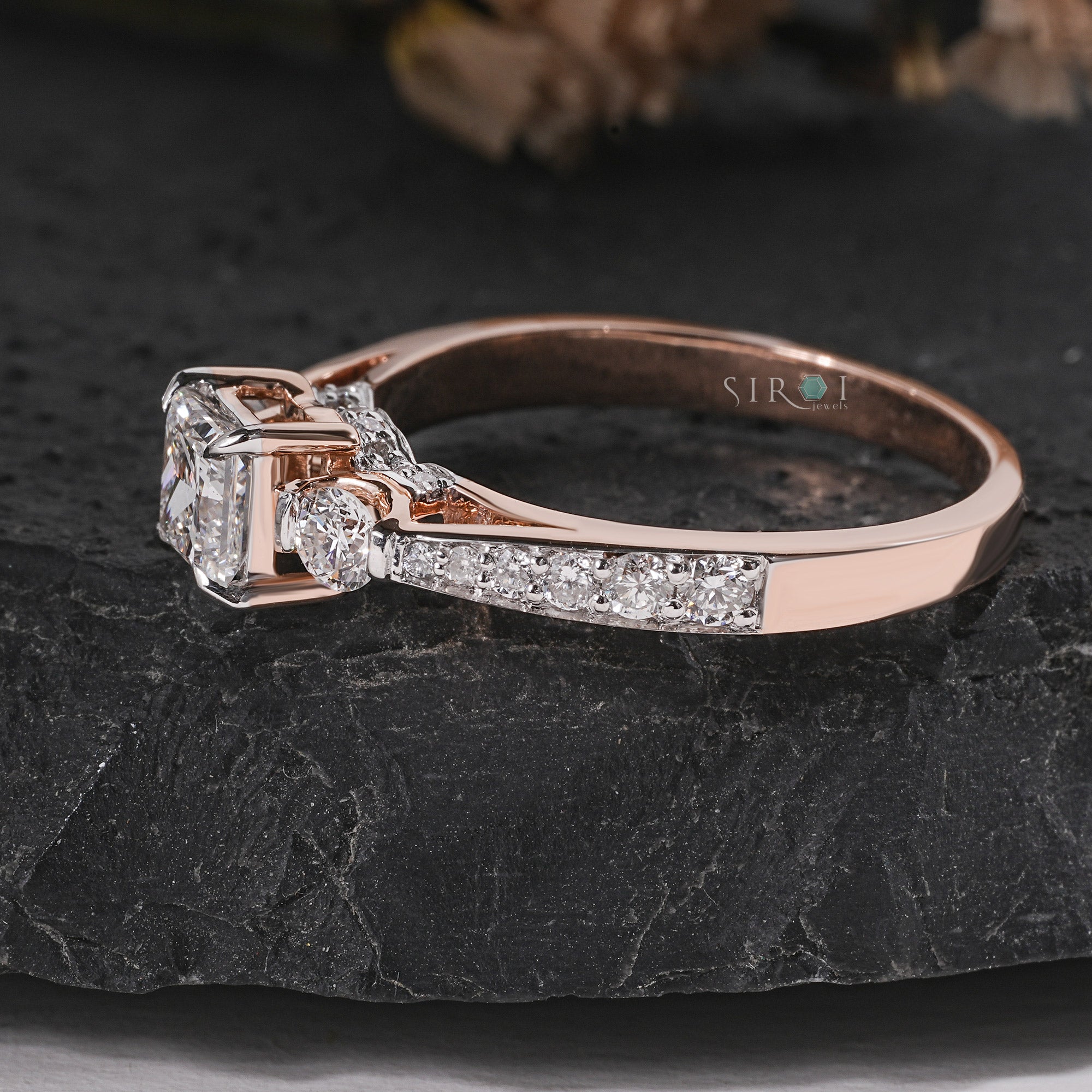 Royal Princess Trio Diamond Ring