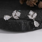 Flora Diamond Drop Earrings