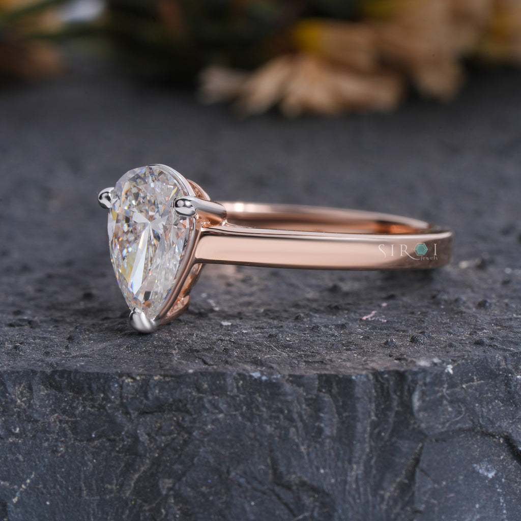 Radiant & Emerald Cut Multi-Stone Diamond Ring – Art Deco Inspired Engagement Ring