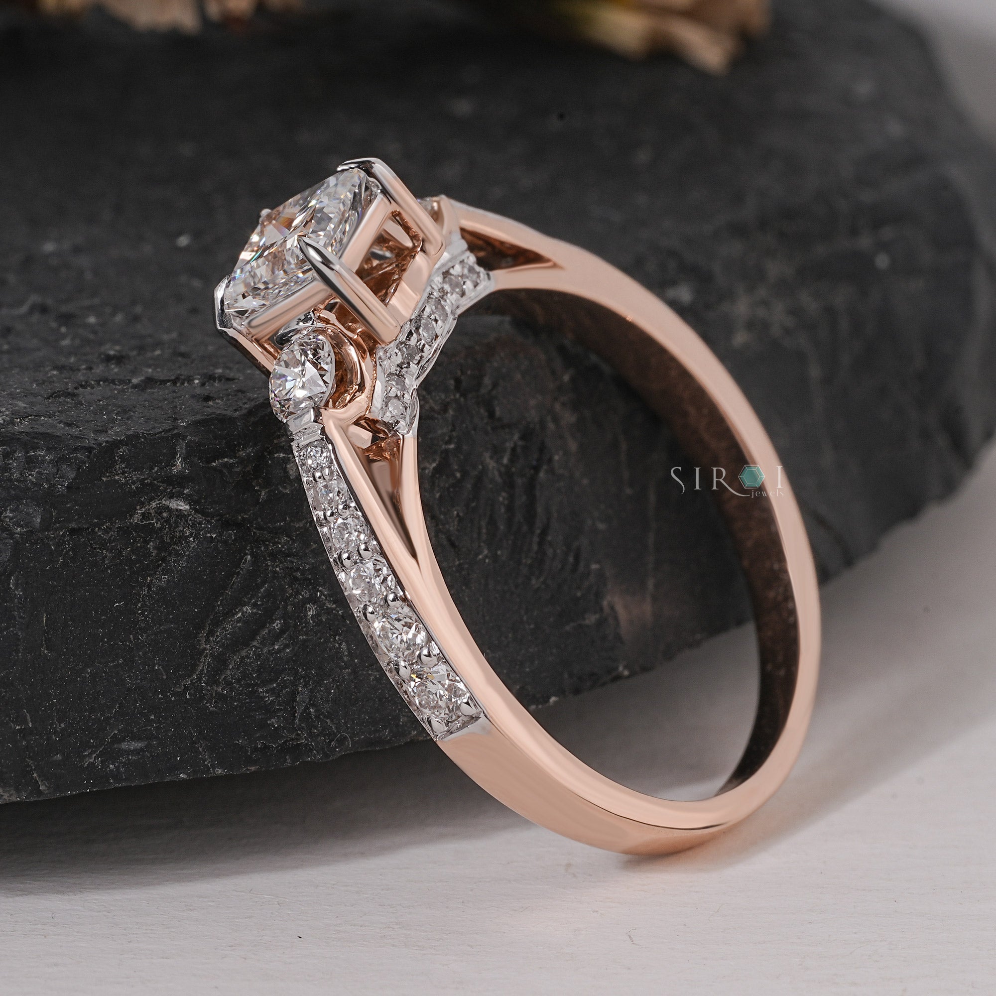 Royal Princess Trio Diamond Ring