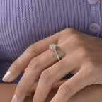 The Romantic Rose Gold Sparkle Ring