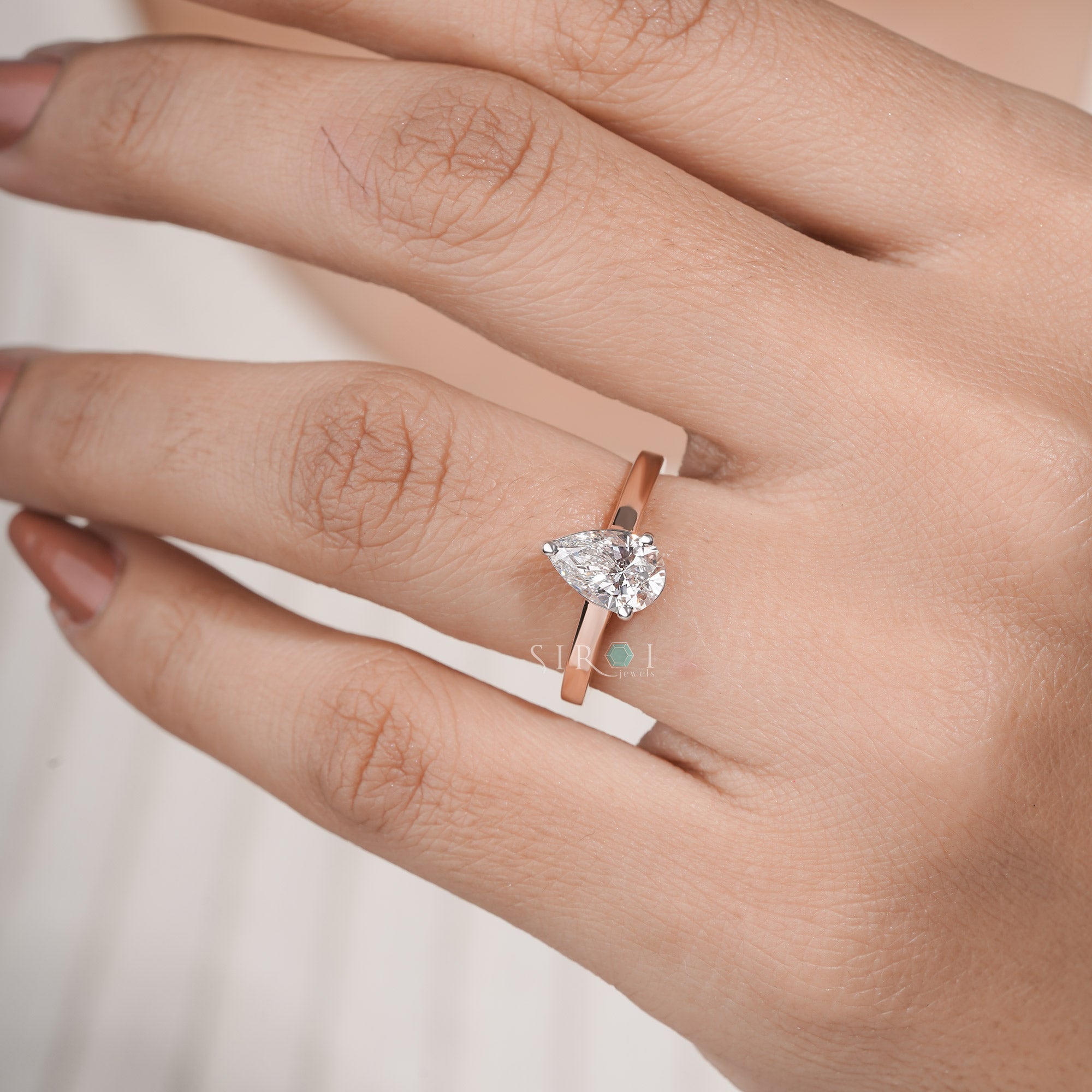 Radiant & Emerald Cut Multi-Stone Diamond Ring – Art Deco Inspired Engagement Ring