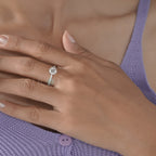 The Romantic Rose Gold Sparkle Ring