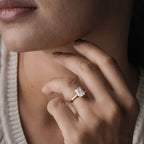 The "Ever glow" Radiant Cut Solitaire – Rose Gold Engagement Ring