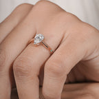 Radiant & Emerald Cut Multi-Stone Diamond Ring – Art Deco Inspired Engagement Ring