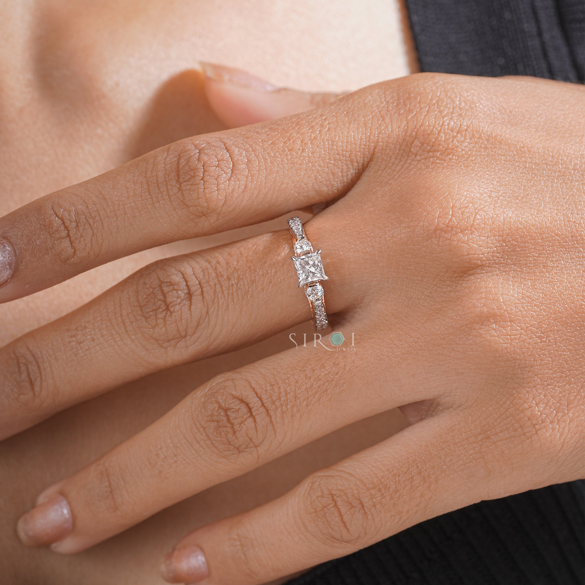 Royal Princess Trio Diamond Ring