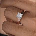 Elegance Princess Diamond Solitaire Ring