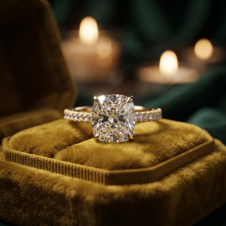 Cushion Cut Engagement Ring