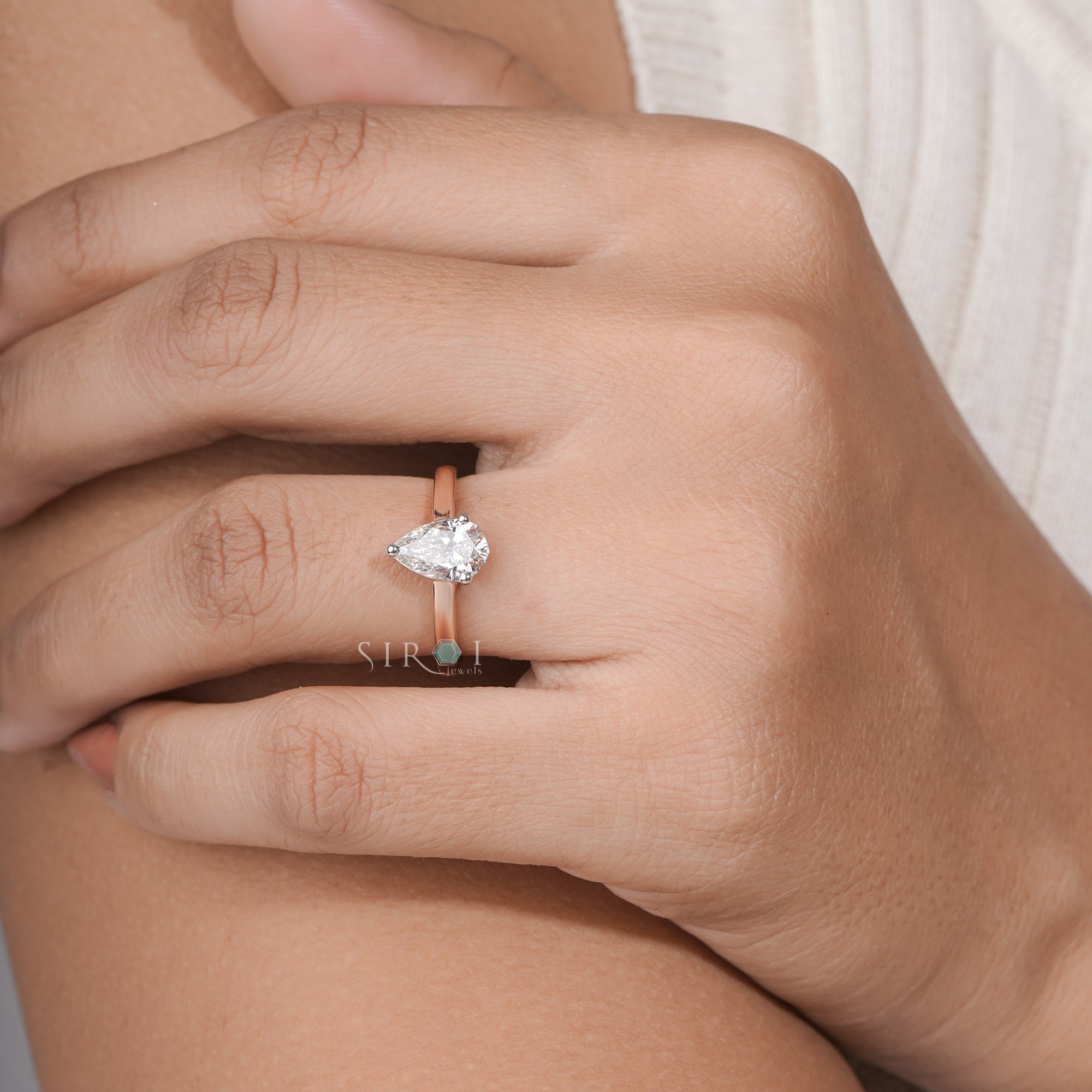 Radiant & Emerald Cut Multi-Stone Diamond Ring – Art Deco Inspired Engagement Ring