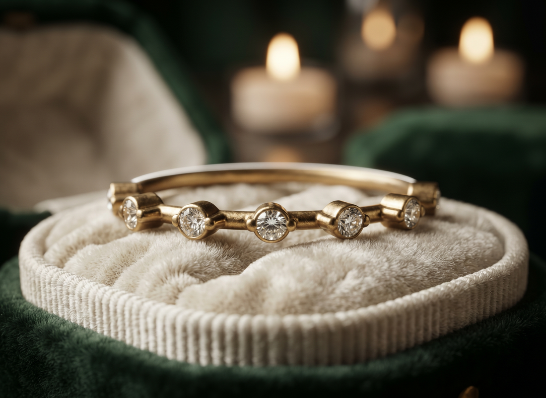 Floating Diamond Wedding Band In 10K / 14K Gold and Sterling Silver