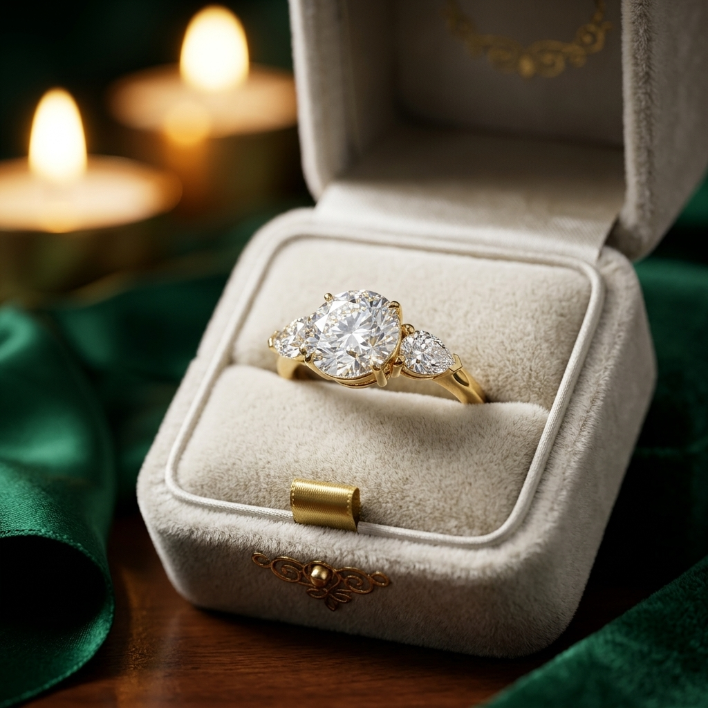 Three-Stone Engagement Ring