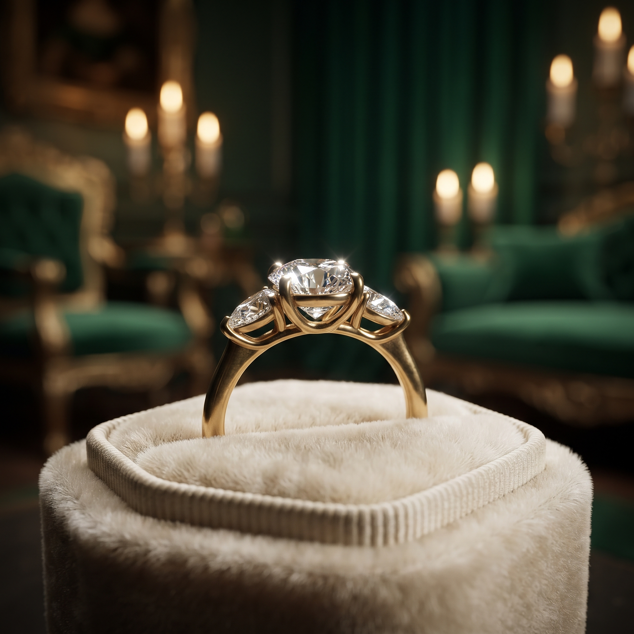 Three-Stone Engagement Ring