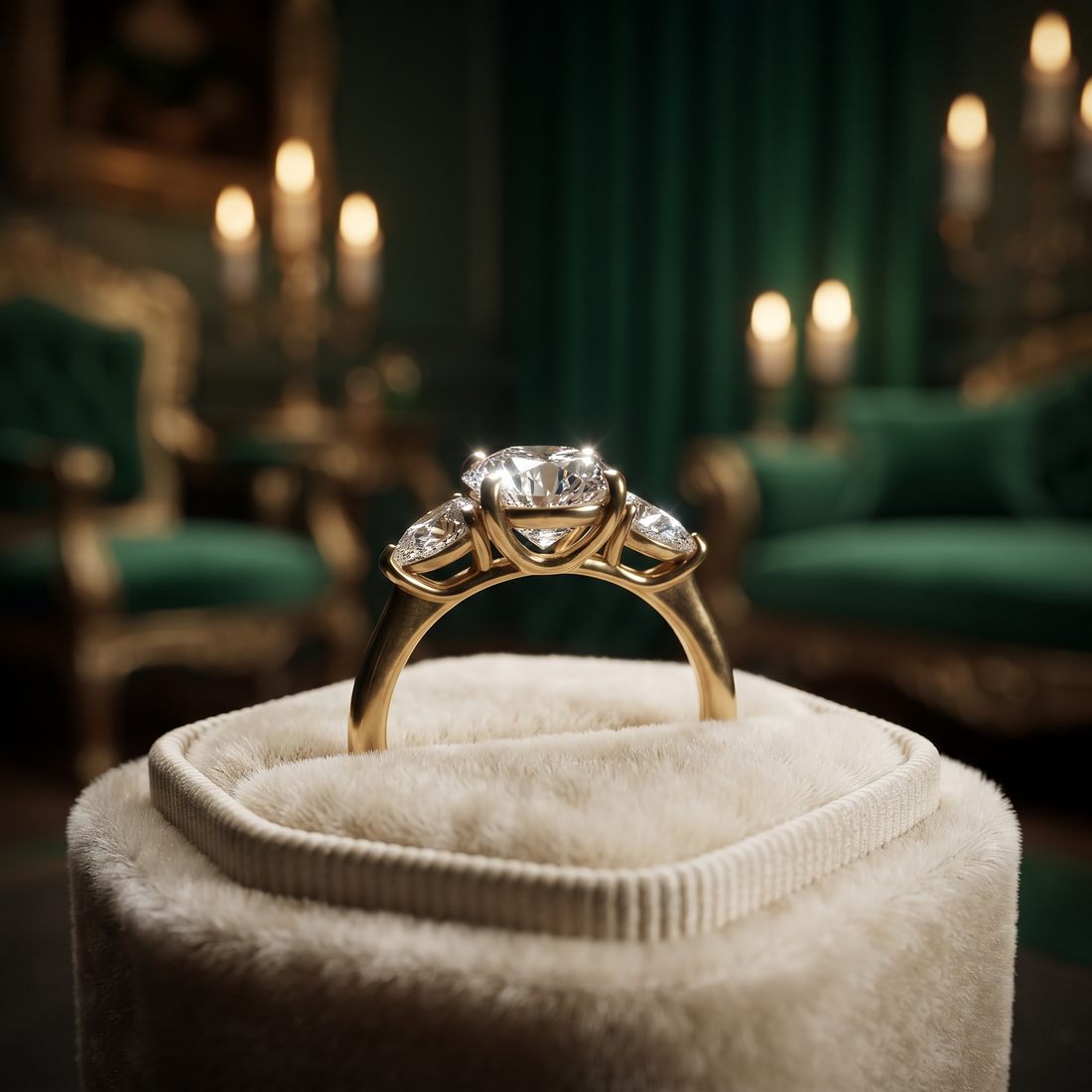 Three-Stone Engagement Ring