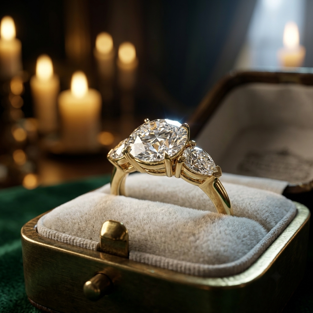 Three-Stone Engagement Ring